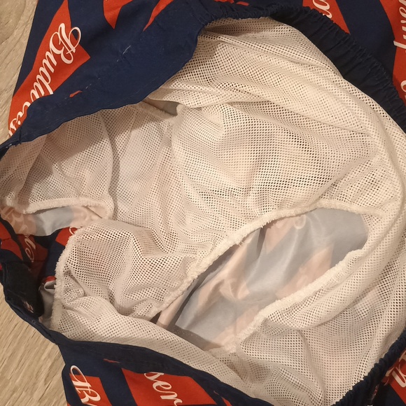 Mens Budweiser Swimming Trunks Size Large - Picture 6 of 6